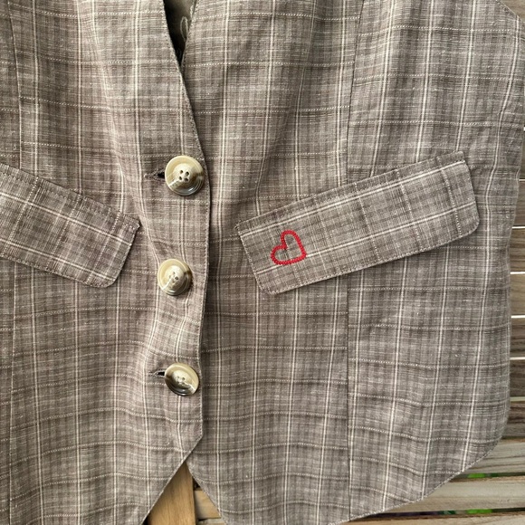 Spell Arizona Vest in Check size S - Picture 5 of 9